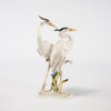Figurin, fågelpar, Hutschenreuther, höjd 20 cm