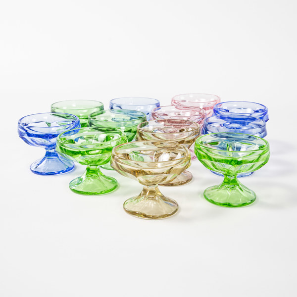 Dessertskålar på fot, 12 st, höjd 8 cm