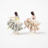 Figuriner, 2 st, Dresden, höjd 12 cm