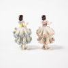 Figuriner, 2 st, Dresden, höjd 12 cm
