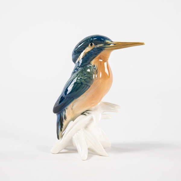 Figurin, fågel, Karl Ens, höjd 12 cm