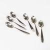 Kaffeskedar, 6 st, silver, 68,1 gram