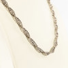 Halsband, vriden länk, silver, 58,6 gram