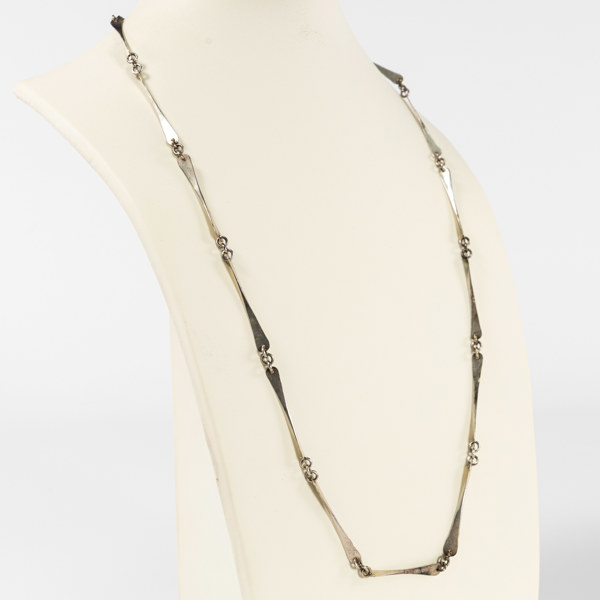 Annie Jägbeck, collier, sterlingsilver, längd 75 cm