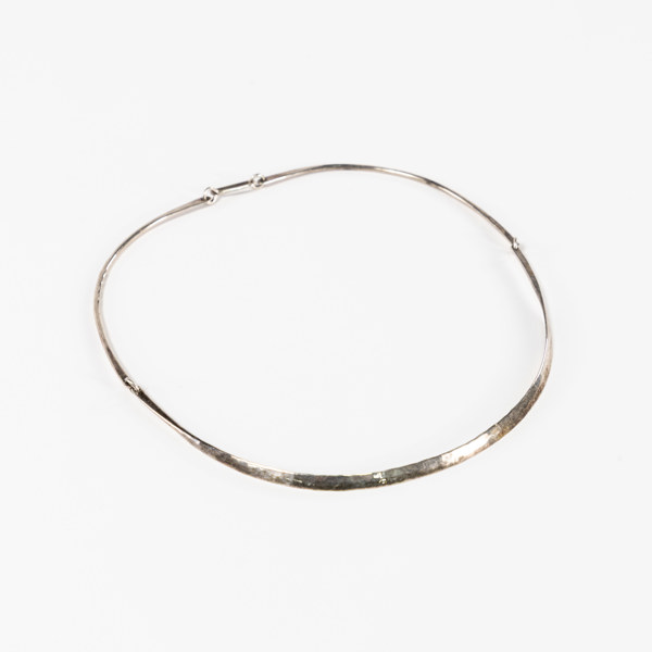 Annie Jägbeck, halsring, sterlingsilver, längd 40 cm