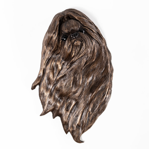 Patsi Ann, väggskulptur, signerad, höjd 40 cm