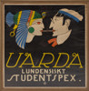 Harald Sjövall, affisch, "Uarda", 54x55 cm