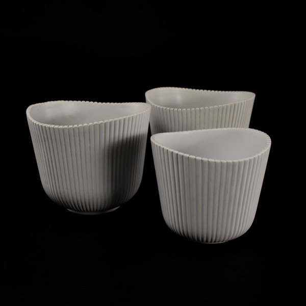 Stig Lindberg, ytterfoder, 3 st, "Vinda", Gustavsberg