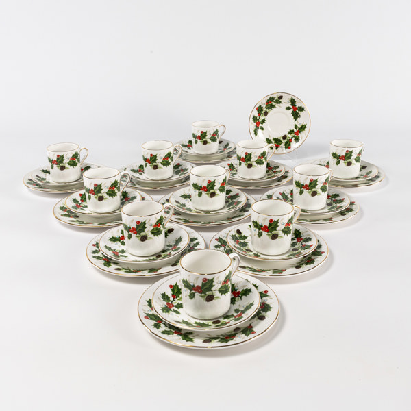 Julservis, 34 delar, "Noel", Royal Grafton, England