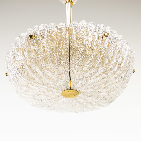 Carl Fagerlund, taklampa, Orrefors, Ø 47 cm