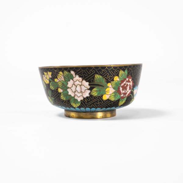 Skål, cloisonné, 1900-tal, Ø 11,5 cm