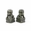 Fohundar, två par, sten, Kina, höjd 16 cm