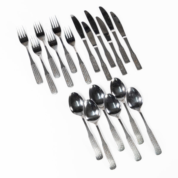 Bestick, 18 delar, stål