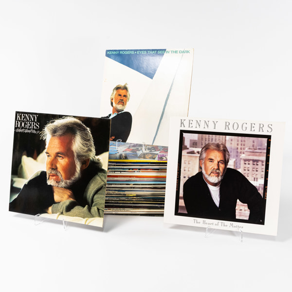 Vinylskivor, 53 st, bl a Kenny Rogers