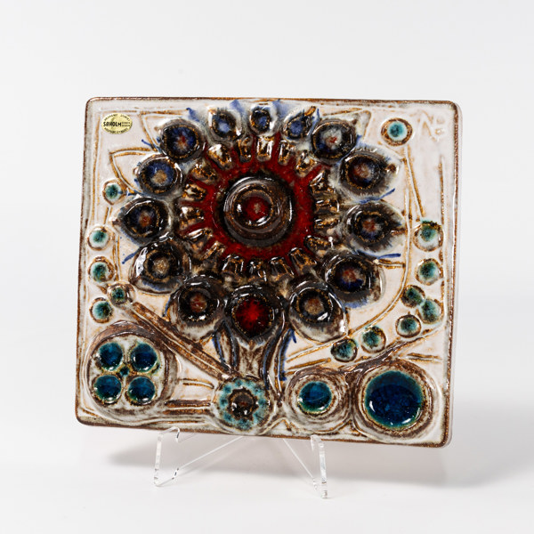 Väggrelief, Söholm, Danmark, 23 x 21 cm