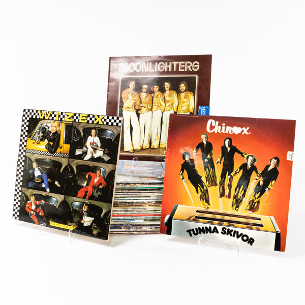 Vinylskivor, ett parti, dansband