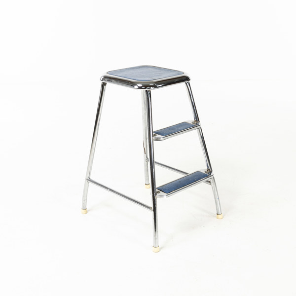 Stegpall, metall/linoleum, AWAB, höjd 60 cm