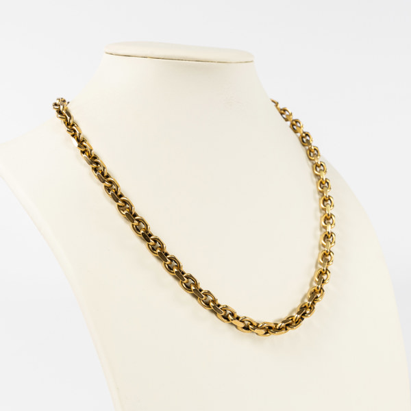Ankarlänk, 18k guld, längd 57 cm