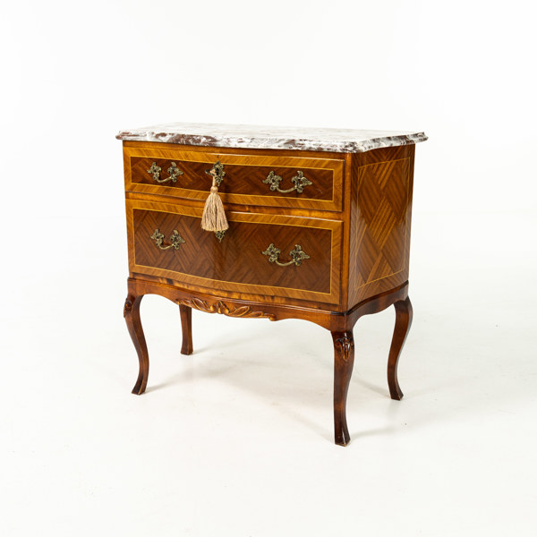 Stilbyrå med marmorskiva, 1900-tal, bredd 72 cm