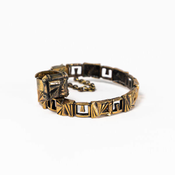 Penti Sarpaneva, ring och armband, brons, Finland