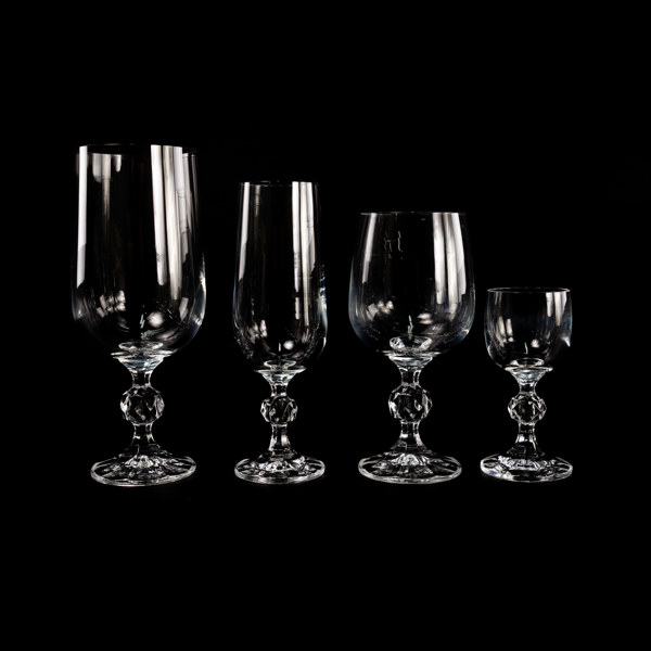 Glasservis, 37 delar, Bohemia Crystal