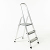 Trappstege, aluminium, höjd 145 cm
