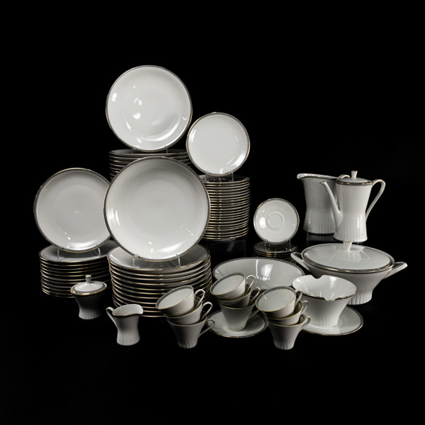 Mat- och kaffeservis, 88 delar, Scherzer