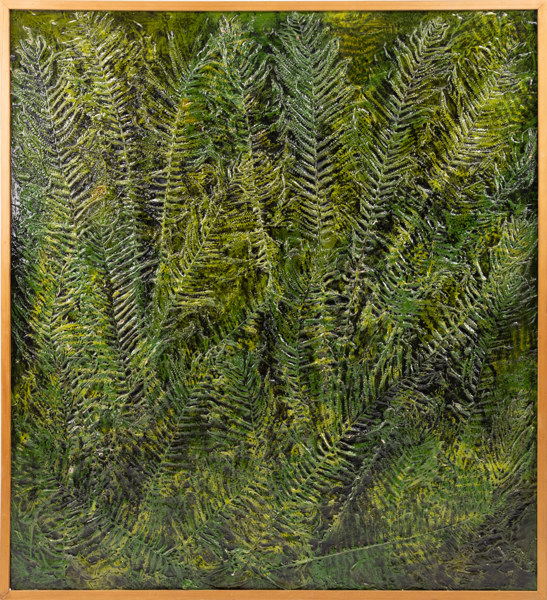 Oidentifierad konstnär, blandteknik, signerad "P Hansen", 112x124 cm