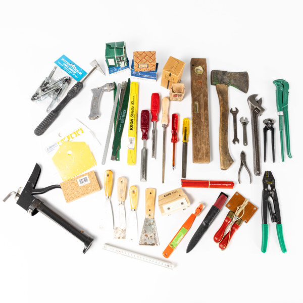 Handverktyg, stämjärn, skiftnycklar, m.m., bl a Bacho, Dowidat, m.m.