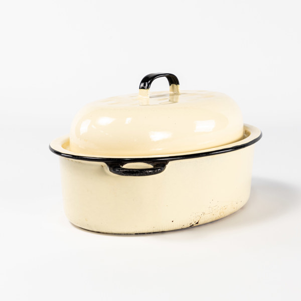 Stekgryta, beige, Kockums, 28x20 cm