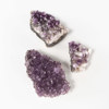 Ametistkluster, 3 st, längsta 14 cm