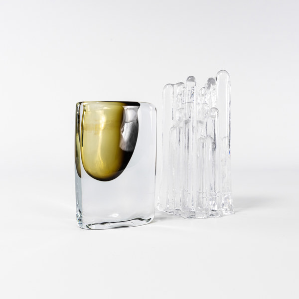 Vas, ljusstake, Gunnar Nylund, Göran Wärff, höjd 18,5 cm