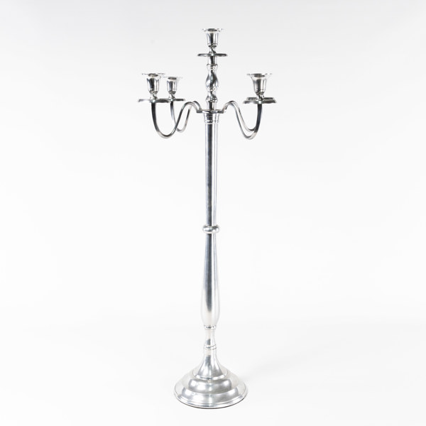 Golvljusstake, metall, höjd 88 cm