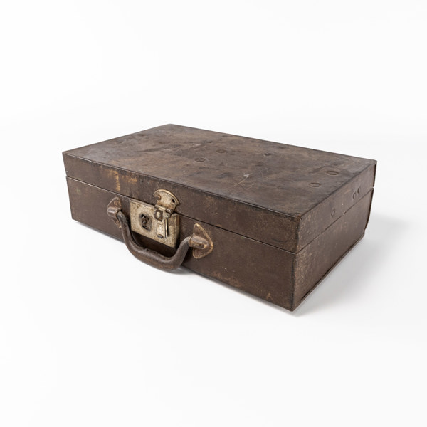 Förvaringslåda, verktygslåda, metall, 37 x 23 x 11 cm