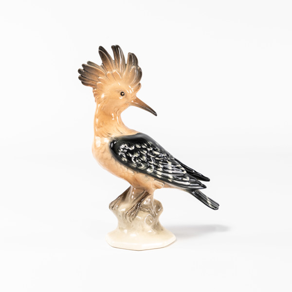 Figurin, fågel, Hartwig, Tyskland, höjd 16 cm
