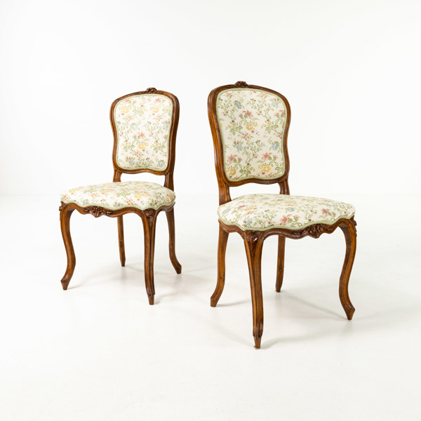 Stolar, ett par, rokoko, 1700-tal