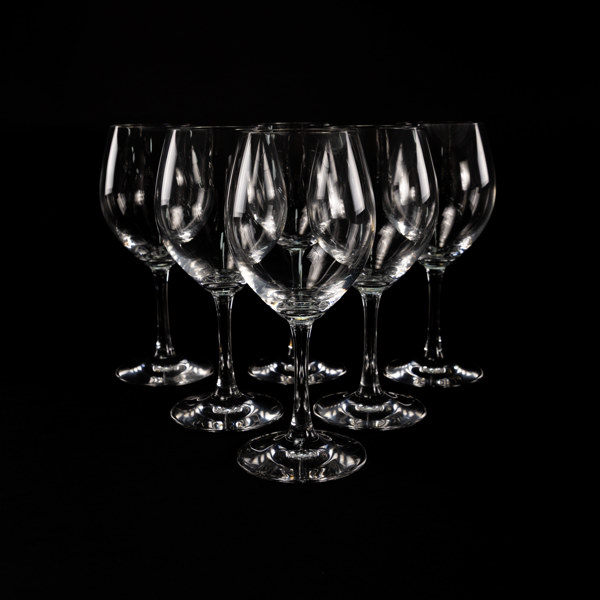 Vinglas, 6 st, höjd 20 cm