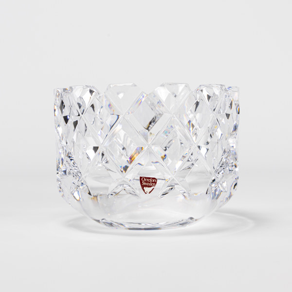 Gunnar Cyrén, skål, "Sofiero", signerad, Orrefors, Ø 15 cm