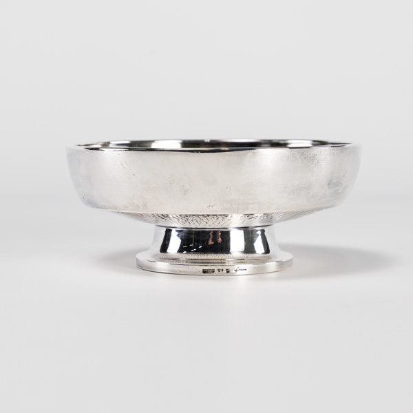 Eric Löfman, skål, silver, MGAB, 1972, Ø 15 cm