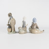 Figuriner, 3 st, Lladro, högsta 21 cm