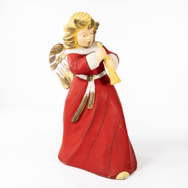 Butiksdisplay, ängel, papier maché, höjd 150 cm