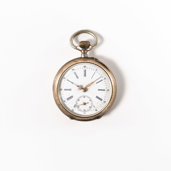 Fickur, mormorsur, silver, Ø 36,5 mm