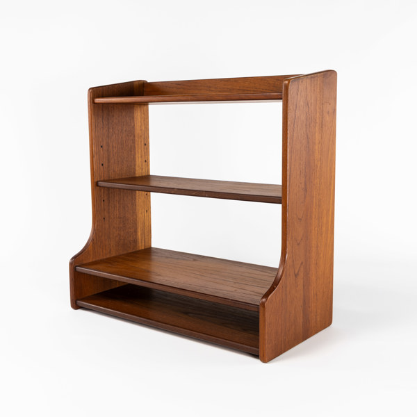 Vägghylla, teak, 60-tal, bredd 50 cm