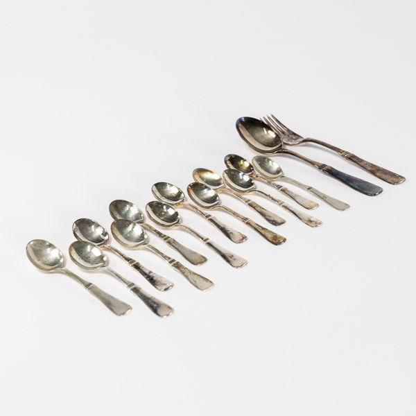 Eric Löfman, bestick, 14 delar, "Uppsala"