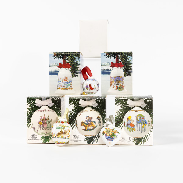 Jul- och påskpynt, 9 delar, Hutschenreuther