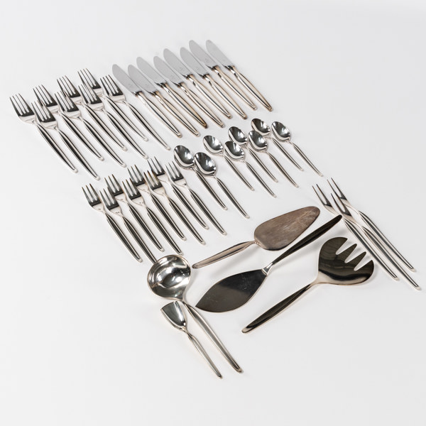 Bestickuppsättning, 40 delar, silver, WMF, Tyskland