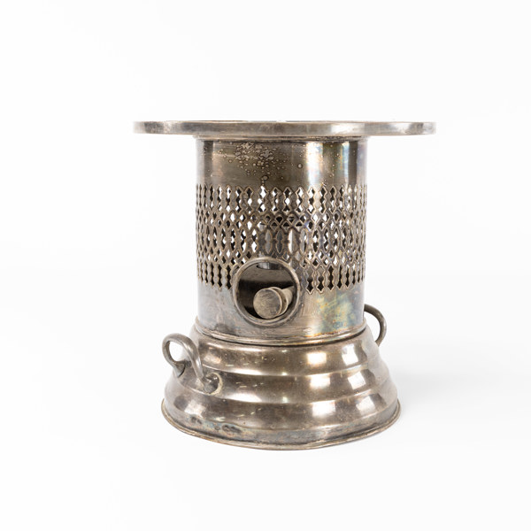 Rechaud, silverpläterad, höjd 24 cm