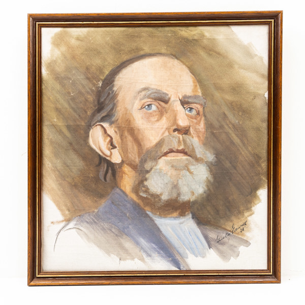 Gustav Edwall, olja på duk, signerad, 40 x 42 cm