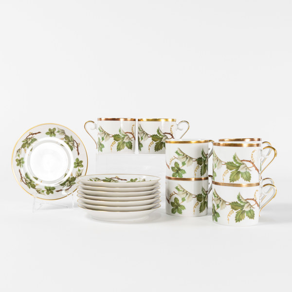 Kaffeservis, 16 delar, "Vinranka", Hackefors