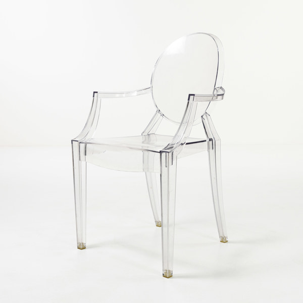 Philippe Starck, karmstol, "Louis Ghost", Kartell